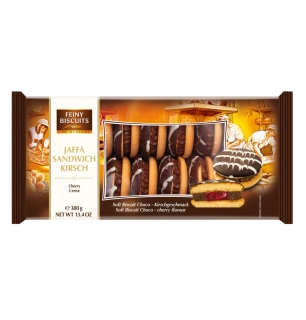 Jaffa Sandwich piškoty Čokoládová Třešeň 380g