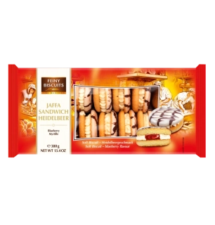 Jaffa Sandwich piškoty Krémová Borůvka 380g